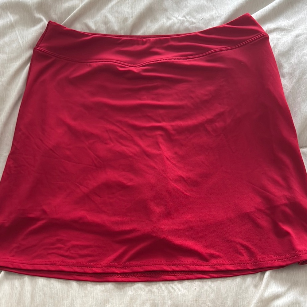 Elegant Red Women's Skirt